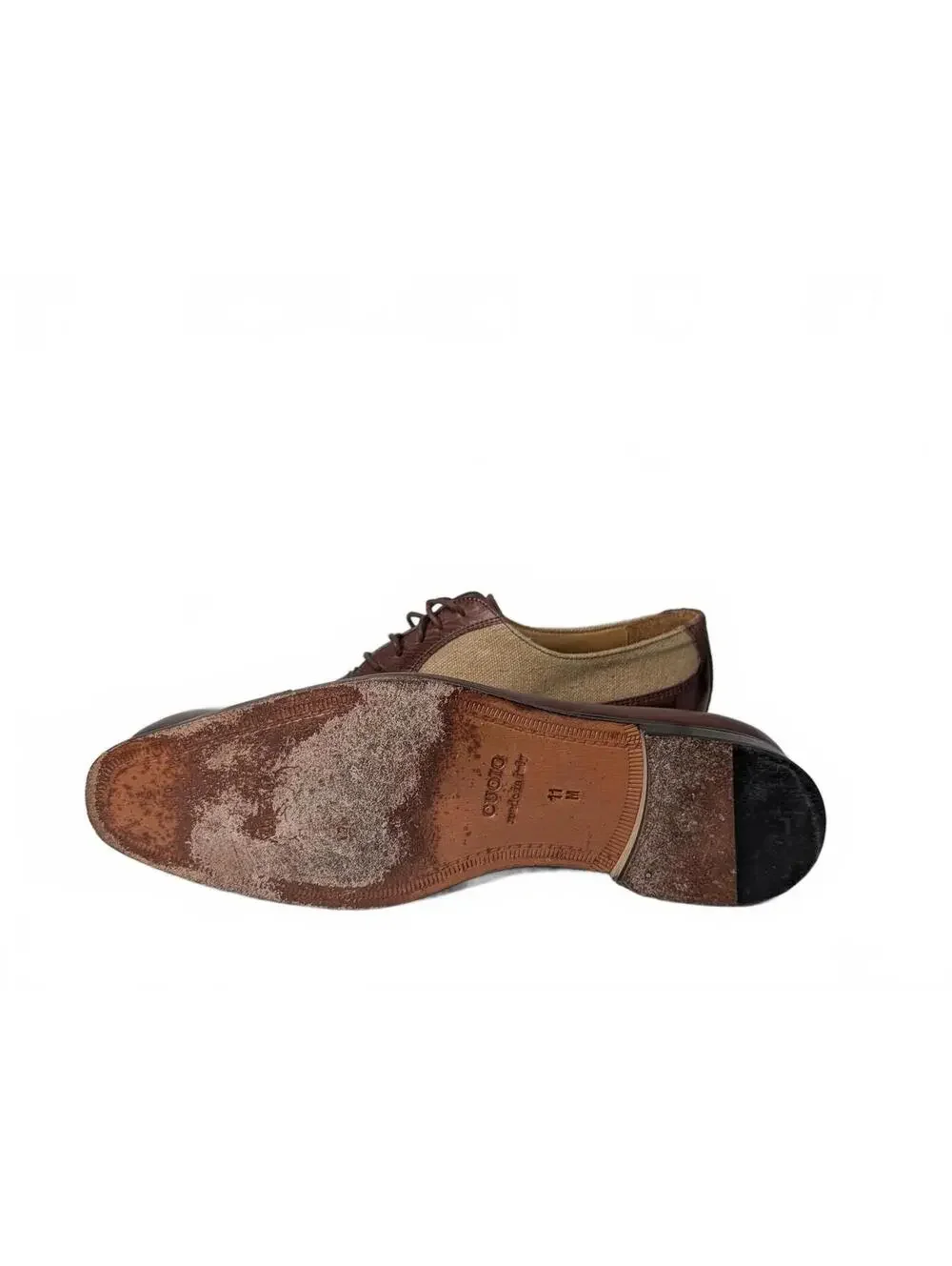 Paul Fredrick Made In Italy Men's Two Tone‎ Oxford Size 11